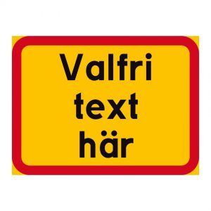 T22 Tilläggstavla med valfri text - Bild 4