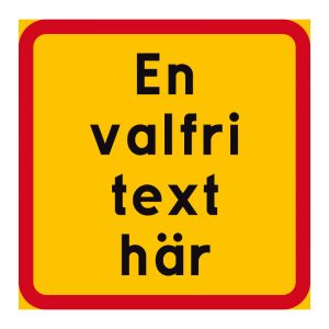 T22 Tilläggstavla med valfri text - Bild 6