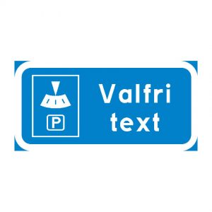 T17 P-Skiva med valfri text på 2 rader
